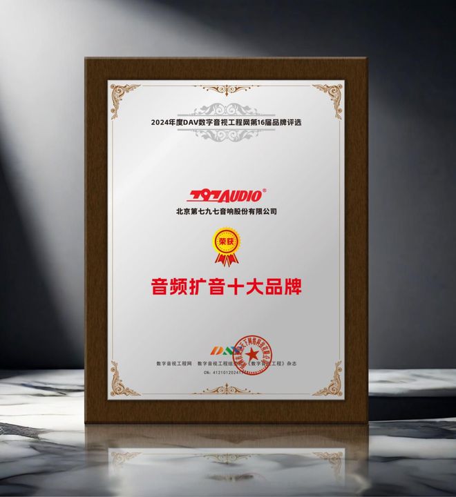 024年度音频扩音十大品牌”名单公布！九游会J9喜讯来袭！ DAV01“2(图11)